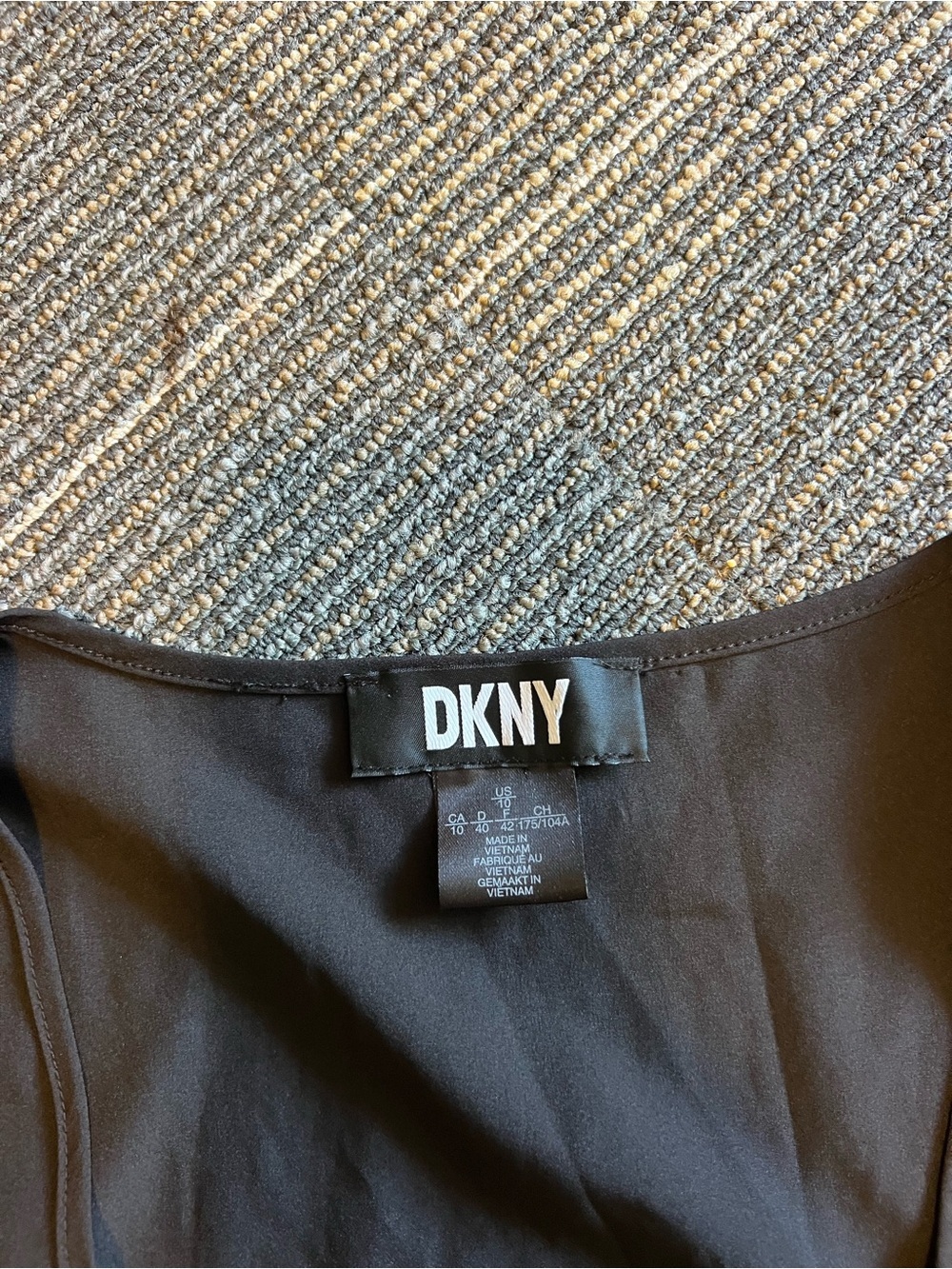 Dkny Black Sleeveless One-Piece Swim Dress - Picture 5 of 5